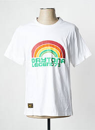 T-shirt blanc DAYTONA homme