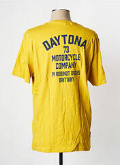 T-shirt jaune DAYTONA pour homme seconde vue