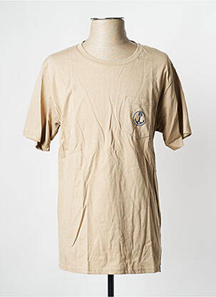 T-shirt marron IRON AND RESIN homme
