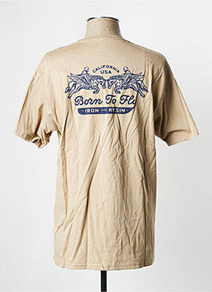 T-shirt marron IRON AND RESIN homme