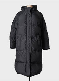 Parka noir MINIMUM femme