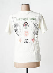 T-shirt blanc ROSE GARDEN pour femme seconde vue