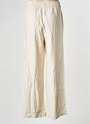 Pantalon large beige MINIMUM pour femme seconde vue