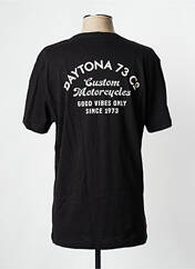 T-shirt noir DAYTONA pour homme seconde vue