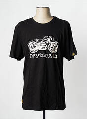 T-shirt noir DAYTONA pour homme seconde vue