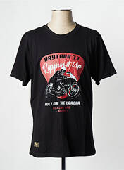 T-shirt noir DAYTONA pour homme seconde vue