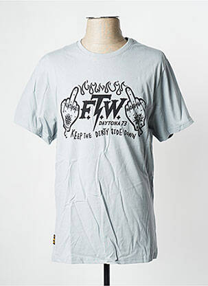 T-shirt gris clair DAYTONA homme