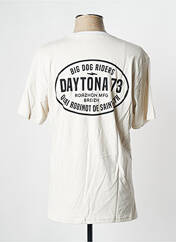 T-shirt blanc DAYTONA pour homme seconde vue
