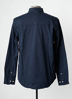 Chemise manches longues bleu marine DAYTONA homme