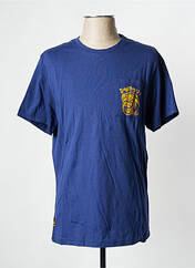 T-shirt bleu marine DAYTONA pour homme seconde vue