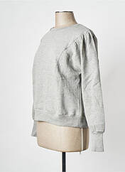Sweat-shirt gris BIZANCE pour femme seconde vue