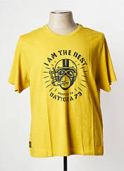 T-shirt jaune DAYTONA pour homme seconde vue