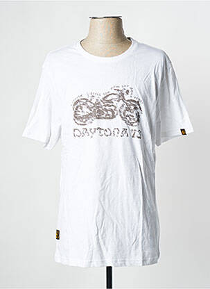 T-shirt blanc DAYTONA homme