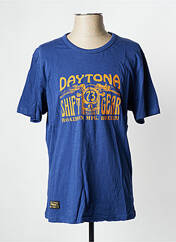 T-shirt bleu marine DAYTONA pour homme seconde vue