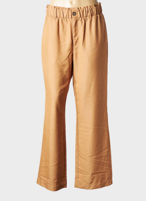 Jeans coupe large beige MINIMUM pour femme