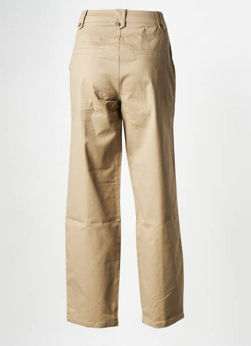Pantalon droit beige MINIMUM pour femme