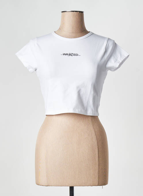 T-shirt blanc WASTED PARIS pour femme