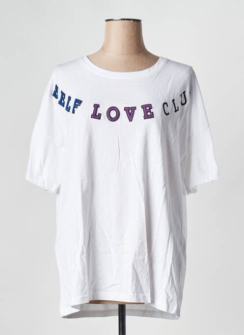 T-shirt blanc NOISY MAY pour femme