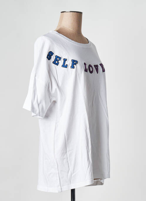 T-shirt blanc NOISY MAY pour femme