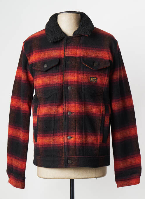 Manteau court orange SUPERDRY pour homme