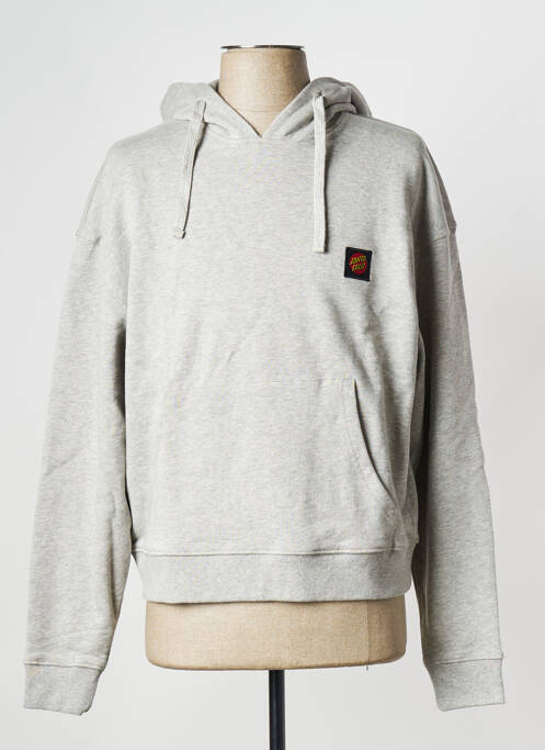 Sweat-shirt gris SANTA CRUZ pour homme