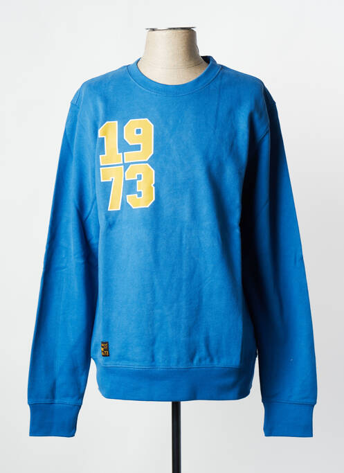 Sweat-shirt bleu DAYTONA pour homme
