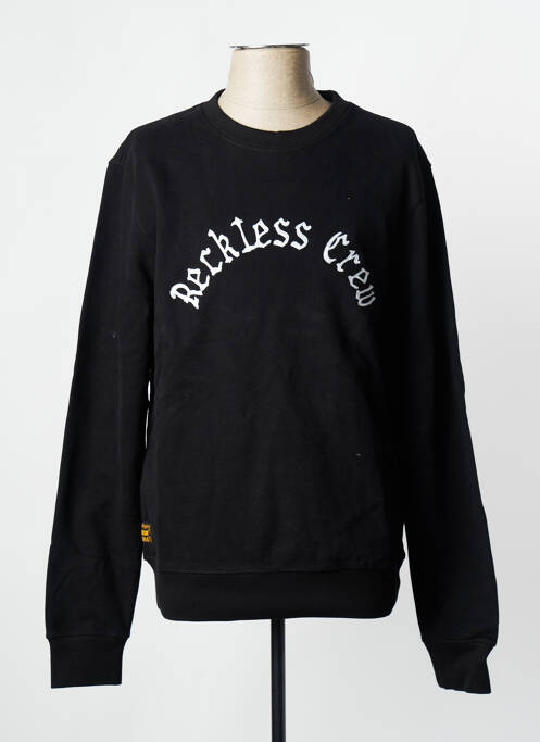 Sweat-shirt noir DAYTONA pour homme