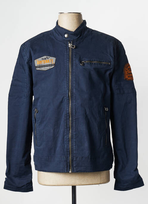 Blouson bleu marine DAYTONA pour homme