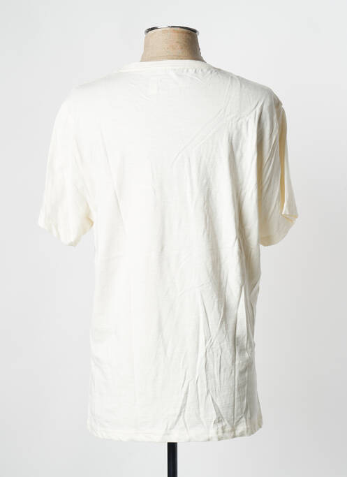 T-shirt blanc casse DAYTONA homme