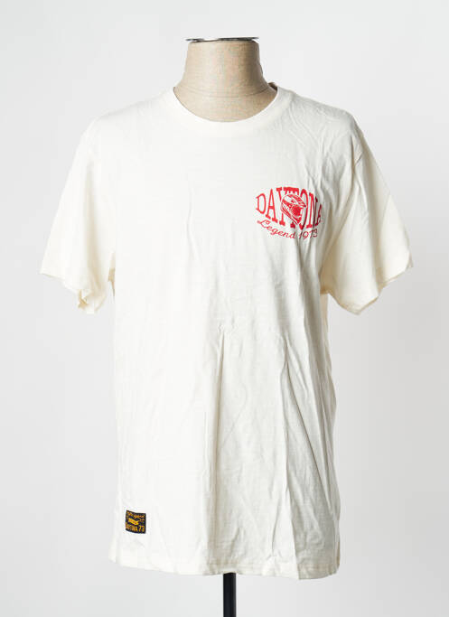 T-shirt blanc casse DAYTONA pour homme