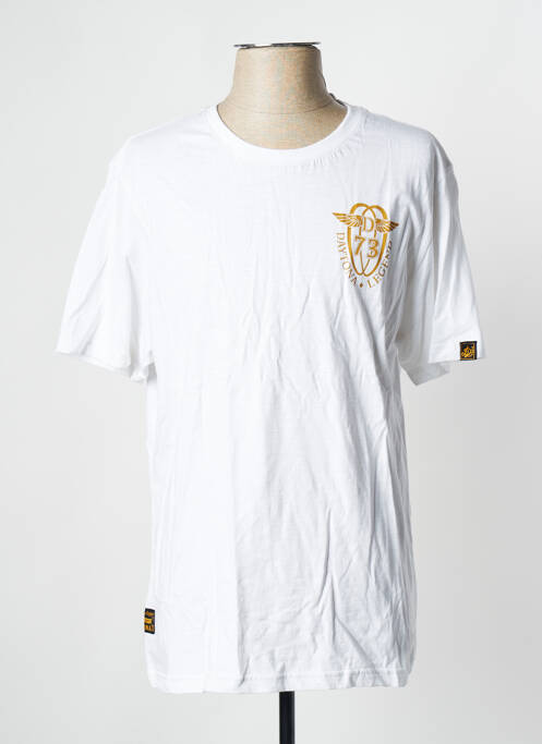 T-shirt blanc DAYTONA pour homme