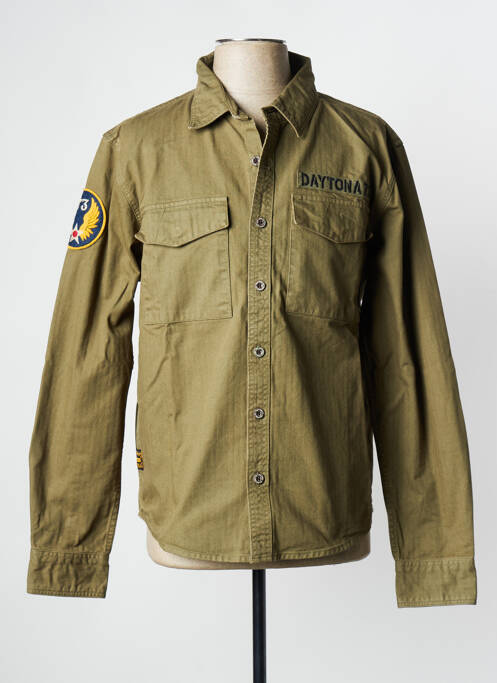 Veste casual kaki DAYTONA pour homme