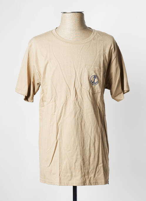 T-shirt marron IRON AND RESIN pour homme