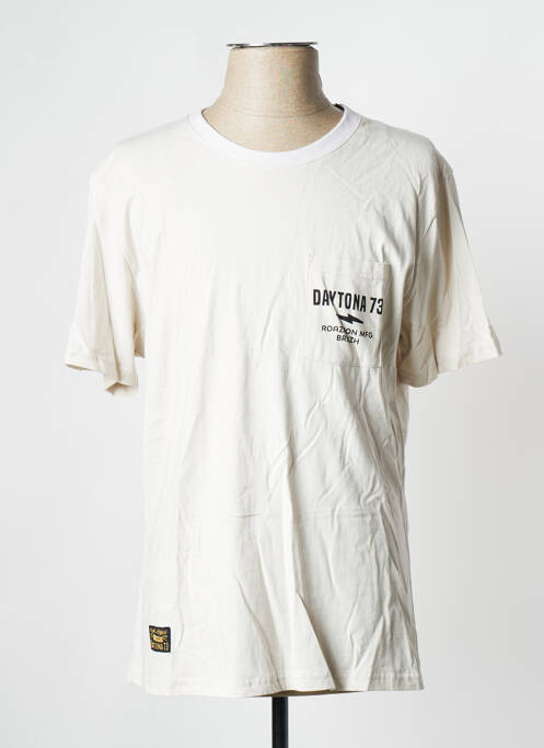 T-shirt blanc DAYTONA pour homme