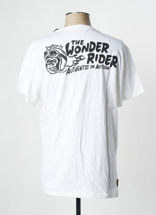 T-shirt blanc DAYTONA pour homme