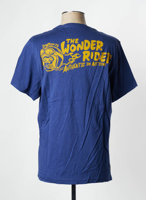 T-shirt bleu marine DAYTONA pour homme