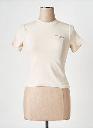 T-shirt beige MELODY EHSANI pour femme