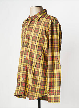 Chemise manches longues marron DAYTONA homme