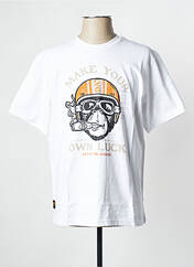 T-shirt blanc DAYTONA pour homme seconde vue