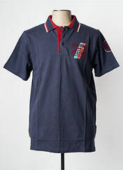 Polo bleu marine DAYTONA pour homme seconde vue