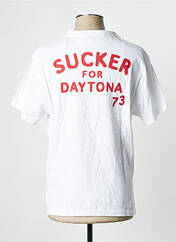 T-shirt blanc DAYTONA pour homme seconde vue