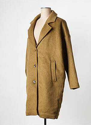Manteau long kaki MINIMUM femme