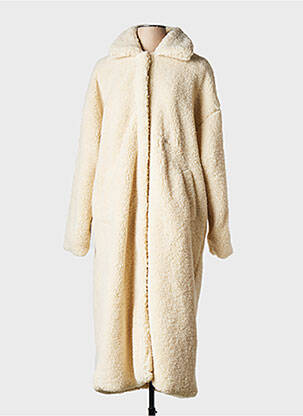 Manteau long beige MINIMUM femme