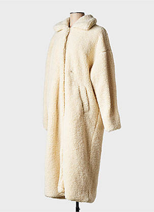 Manteau long beige MINIMUM femme