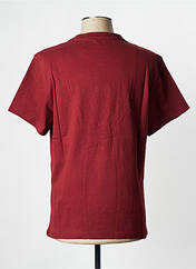 T-shirt bordeaux DAYTONA pour homme seconde vue