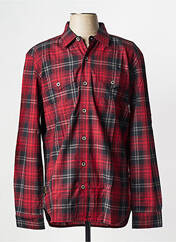 Chemise manches longues rouge DAYTONA pour homme seconde vue