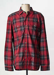 Chemise manches longues rouge DAYTONA homme