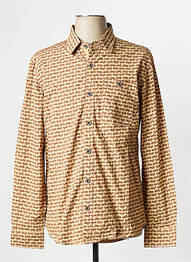 Chemise manches longues beige DAYTONA homme