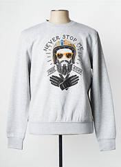 Sweat-shirt gris clair DAYTONA pour homme seconde vue