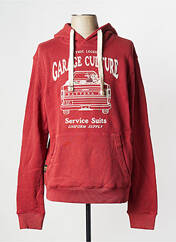 Sweat-shirt à capuche marron DAYTONA pour homme seconde vue